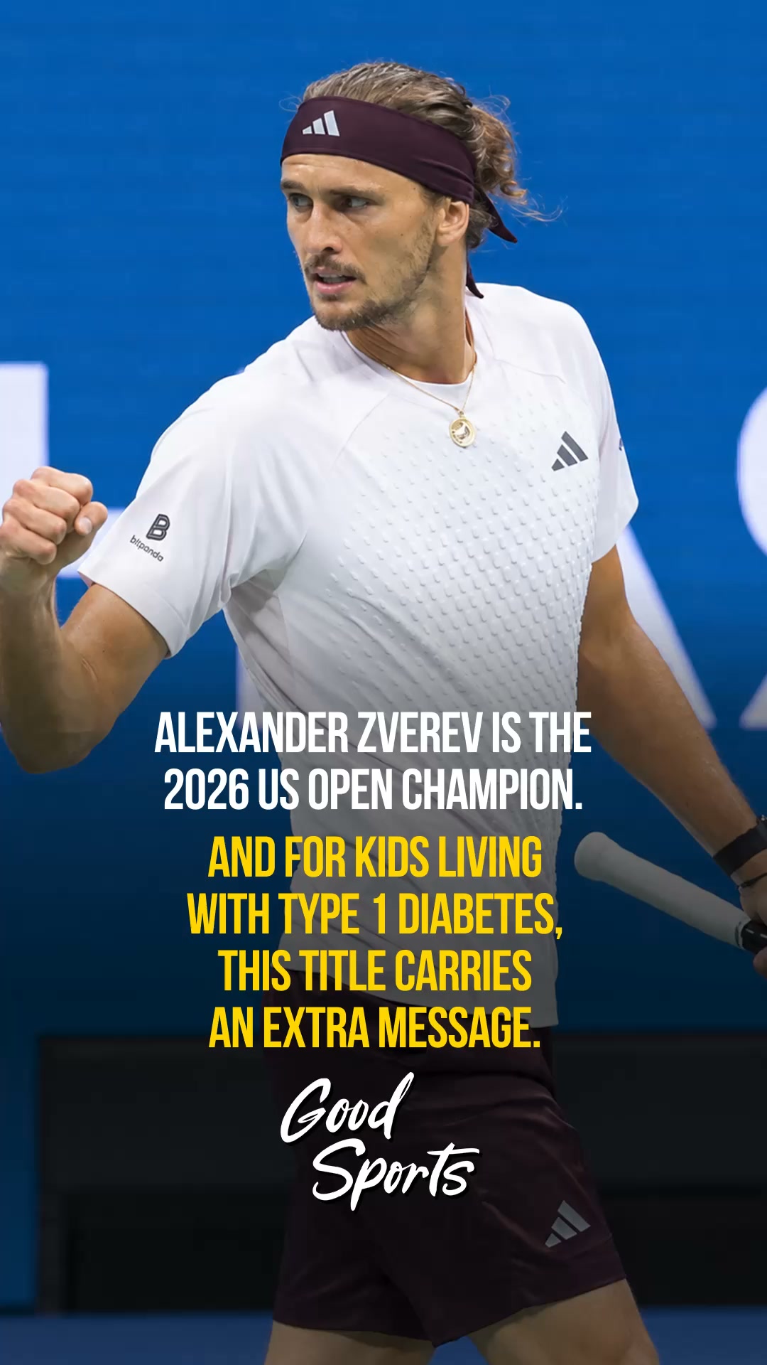 Alexander Zverev is the 2026 US Open champion. And for kids living
