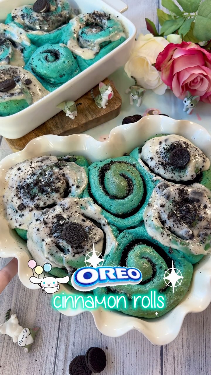 OREO CINNAMON ROLLS @burpee_vet 🌸Si aún no has probado mi receta de ...