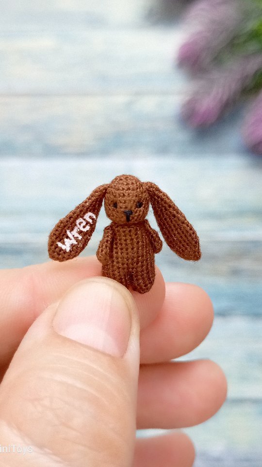 Mini Animaux En Crochet Dans Une Coque De Noix – Lapin Et Ours Avec Cœur – Artisanat Cadeau Fait Main Pour Amoureux Des Animaux