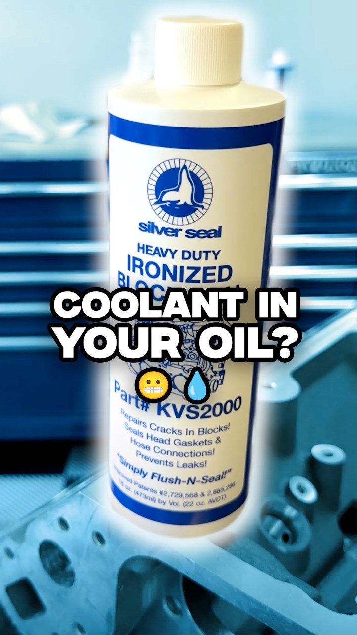 If your engine's coolant is leaking due to a blown head gasket