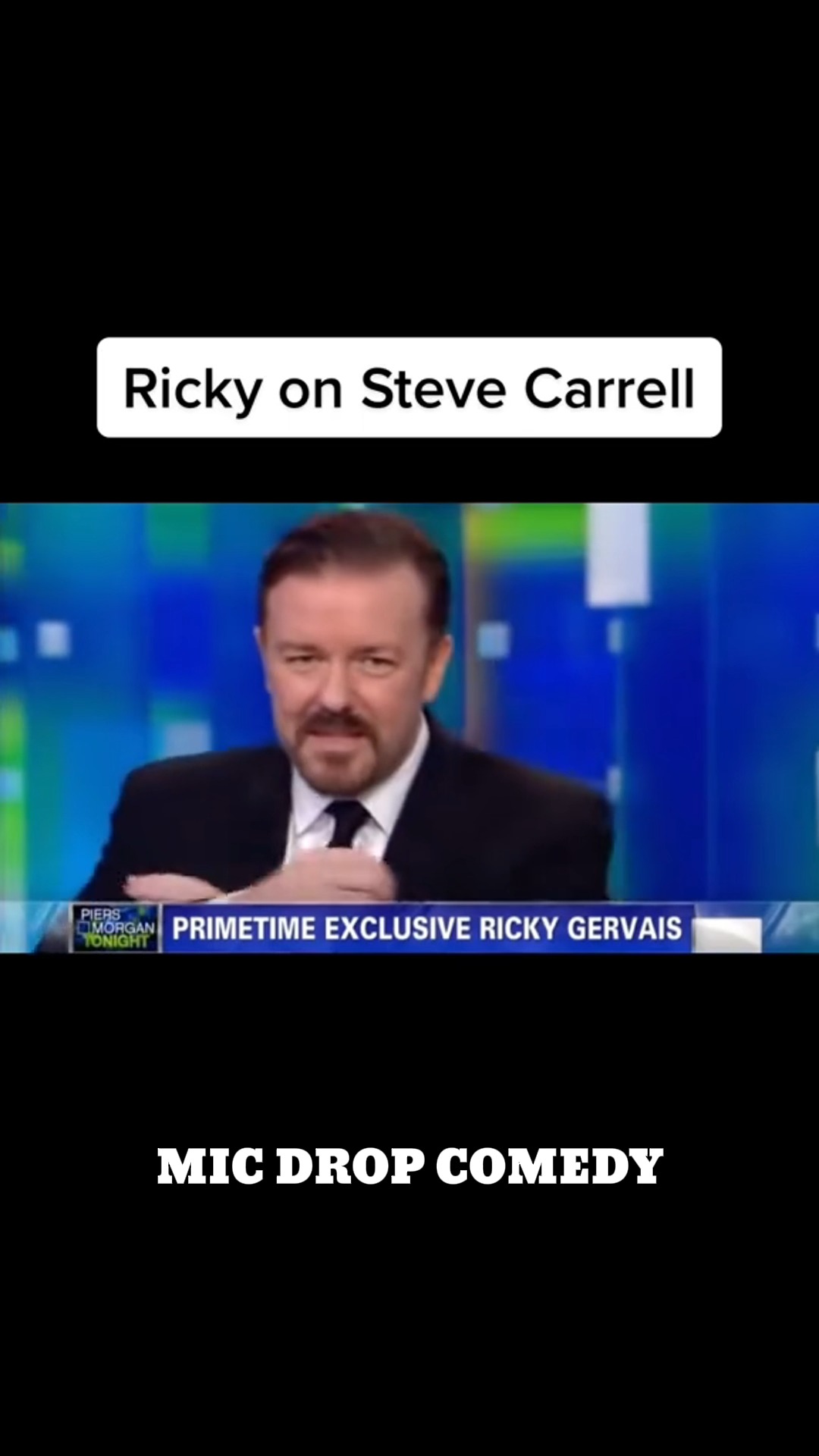 Ricky Gervais on Steve Carrell 🤯🤣 #rickygervais #rickygervaisclips #fyp ...