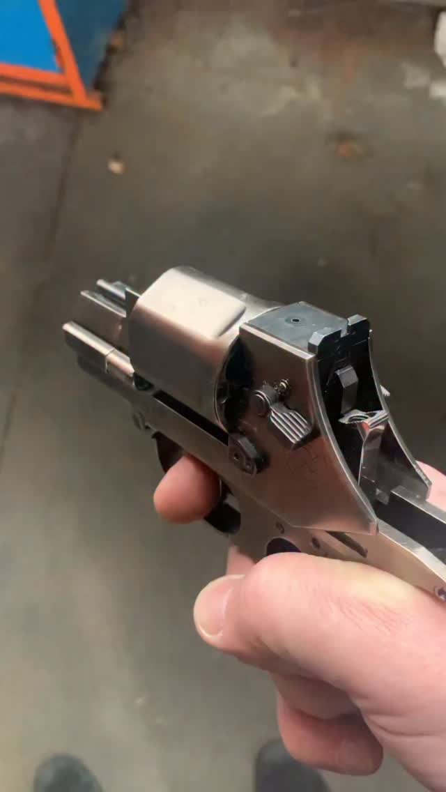 Togusa's Mateba revolver in Ghost in the Shell