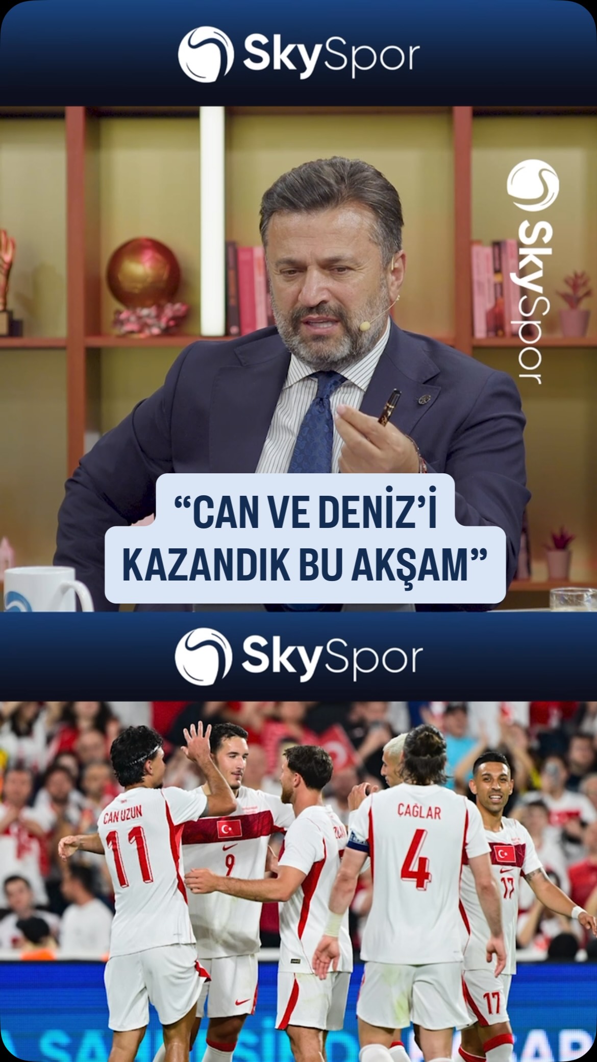 “CAN’I VE DENİZ’İ KAZANDIK BU AKŞAM.”, 🗣️ @emrezabunoglu: Kupa öncesi 