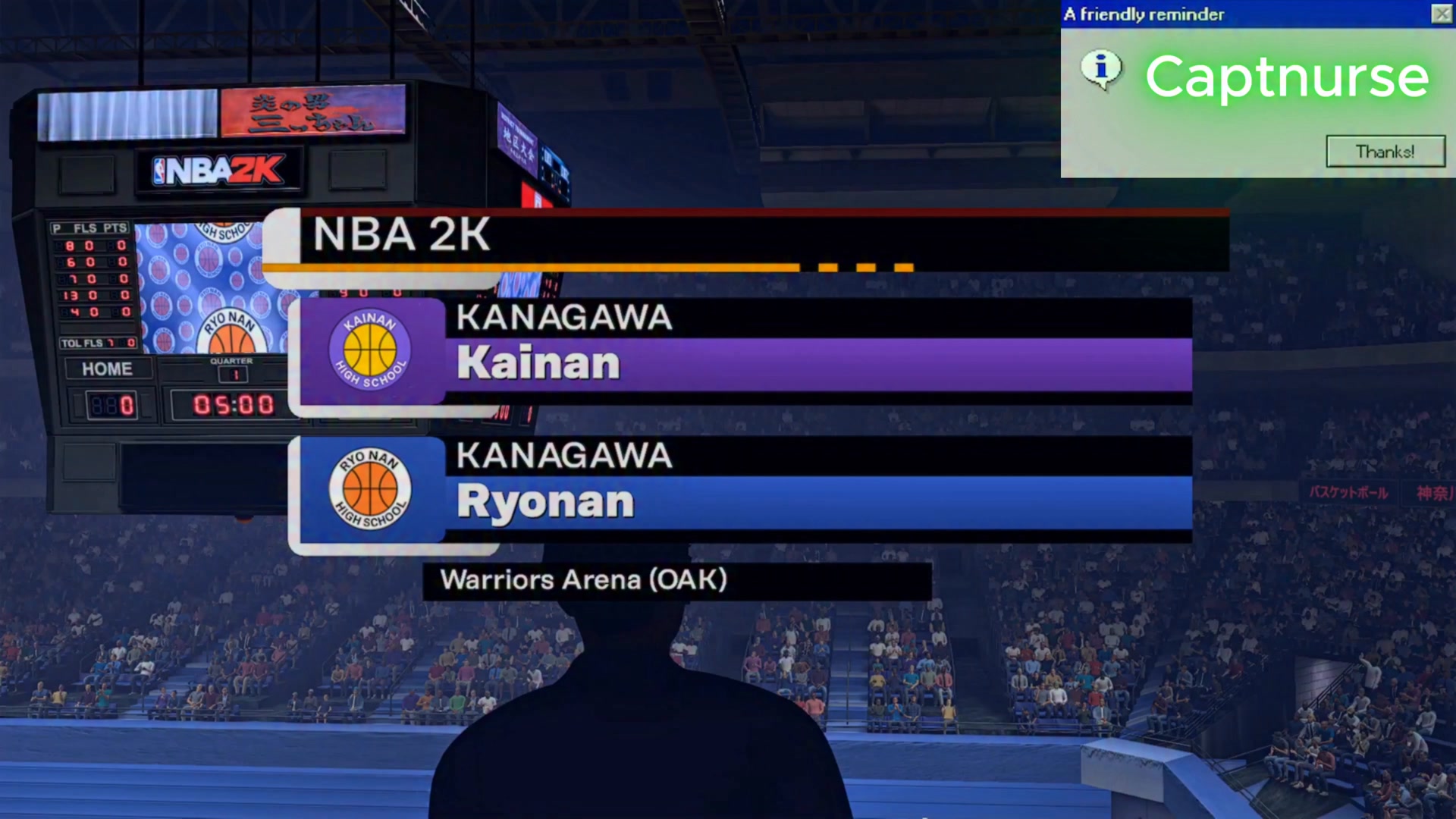 Sendo Akira - High IQ gaming #Captnurse #captnursegggaming #NBA