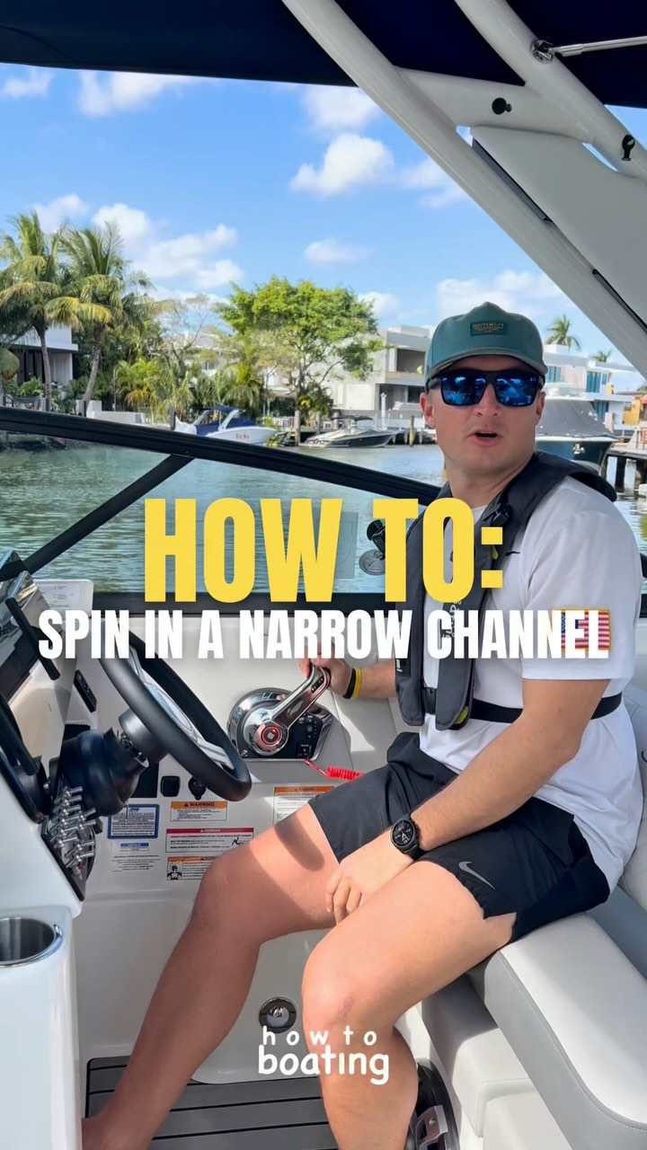 How to SPIN in a NARROW CHANNEL: If you are stressed out about docking ...
