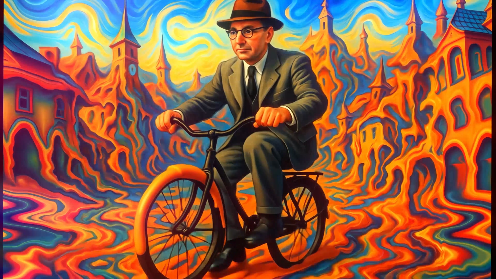 Bicycle Day - 19/4/1943 - 83 years ago !! 🚲💫🧠💫🚲 Artwork