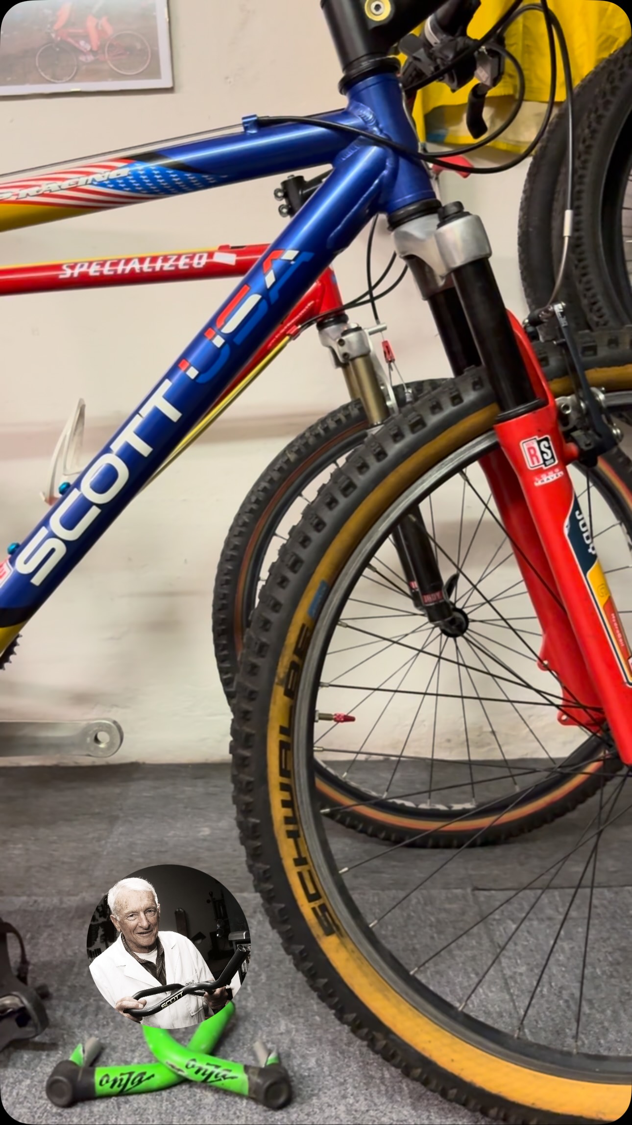 ☠️ BoX ClaN RetrO 🇨🇭 Vintage MTB Museum SCOTT USA COMP RACING