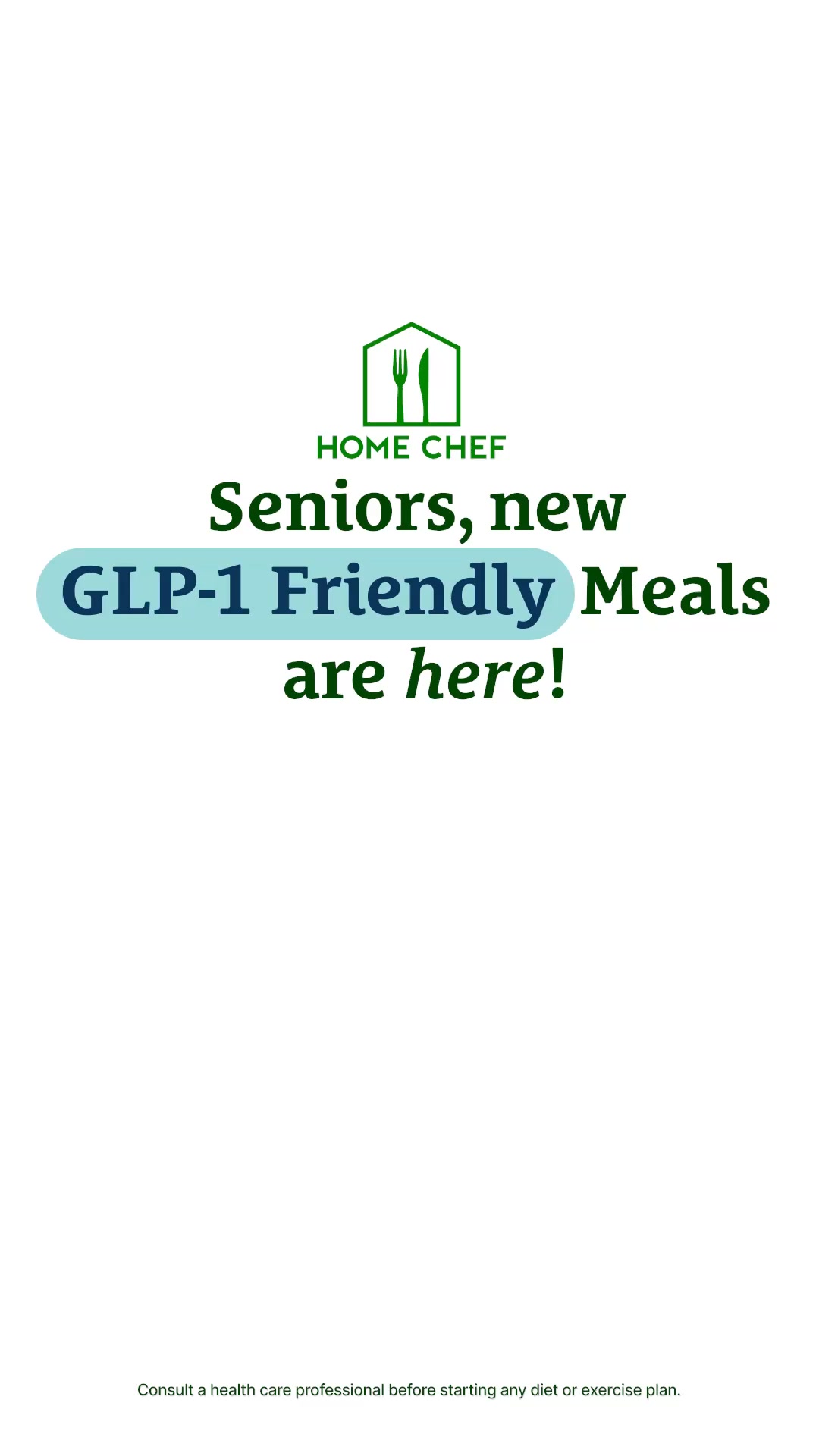 Seniors, get GLP-1 Friendly meals that are Protein-Packed, Fiber-Rich, and taste great., 🏃‍♀️NEW GLP-1 Friendly Meals, 🍗Protein-Packed, 🌾Fiber-Rich options, 💸$4.99/Serving, 🚚Free Shipping | Kroger