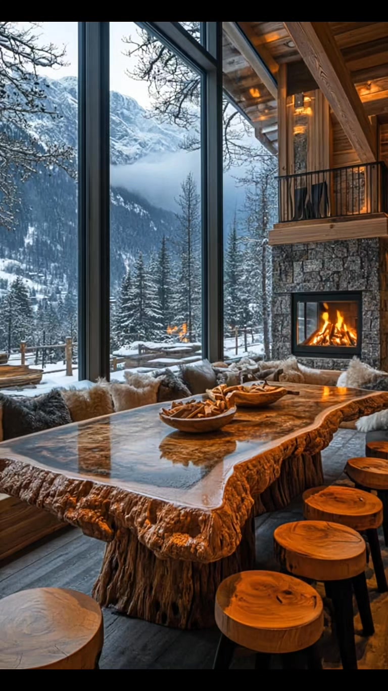 So cozy 💖 #cozy #fireplace #relax #cabin #cozyvibes #cozylife # ...