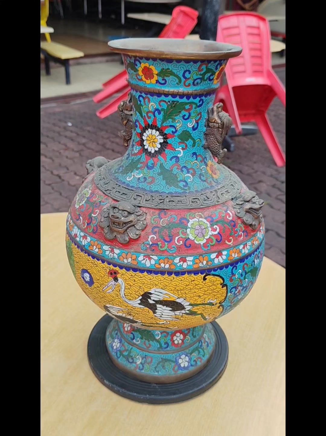 乾隆款铜胎掐丝珐琅（景泰蓝）花瓶| 茶人风水工艺批发城| Facebook