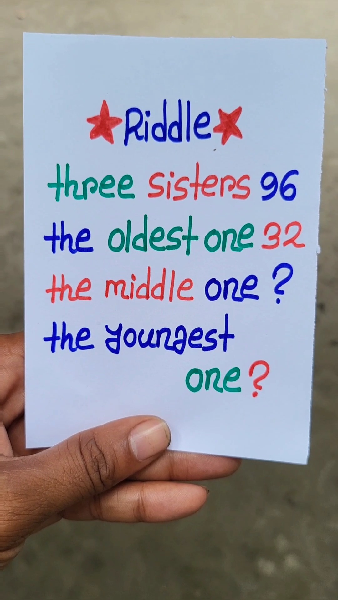Riddle-14 #riddles #mathpuzzle | Rabial math test 2.3