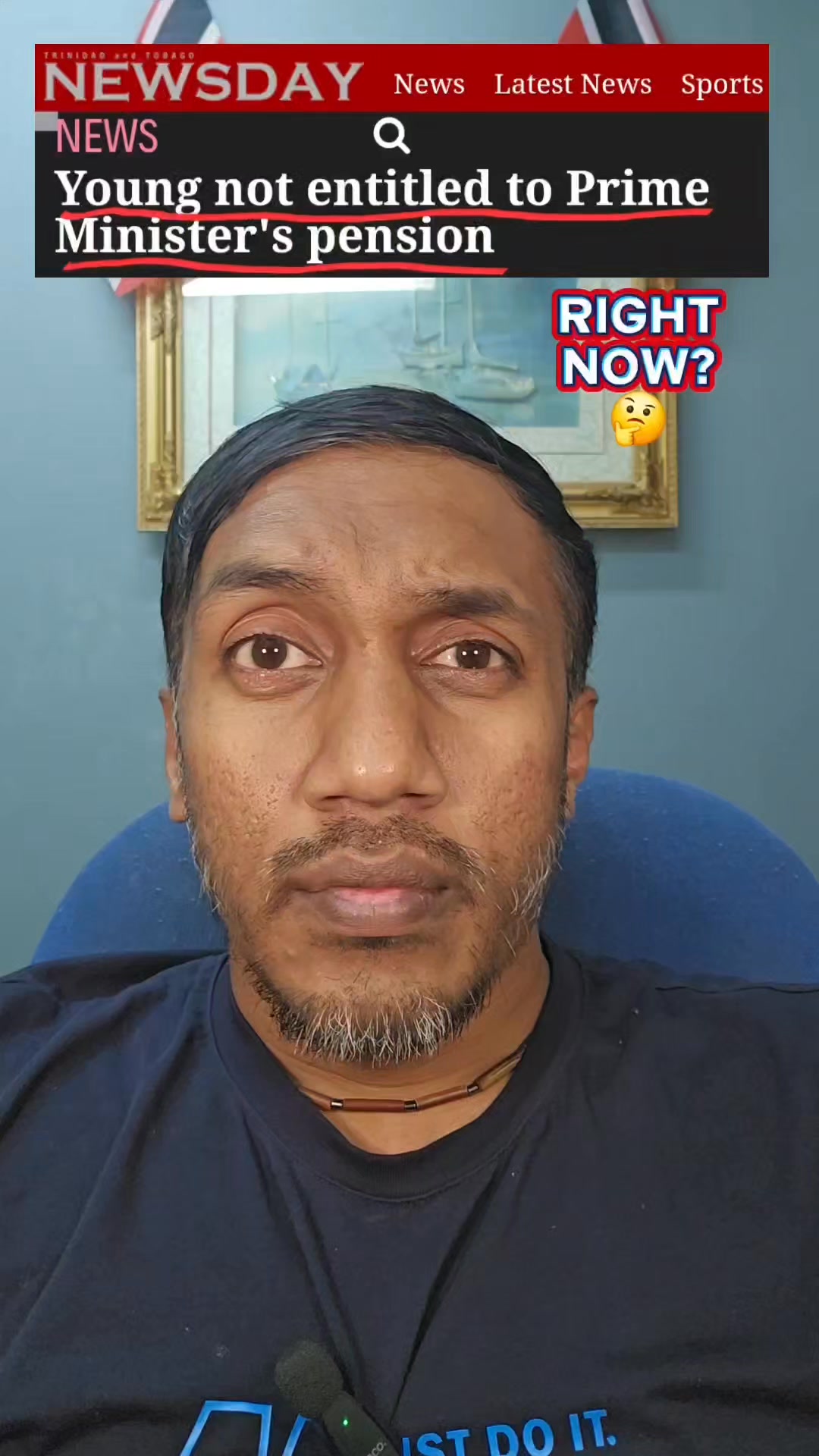 The Prime Minister's Pension 🇹🇹🔥 | Kevin Sarran | Facebook