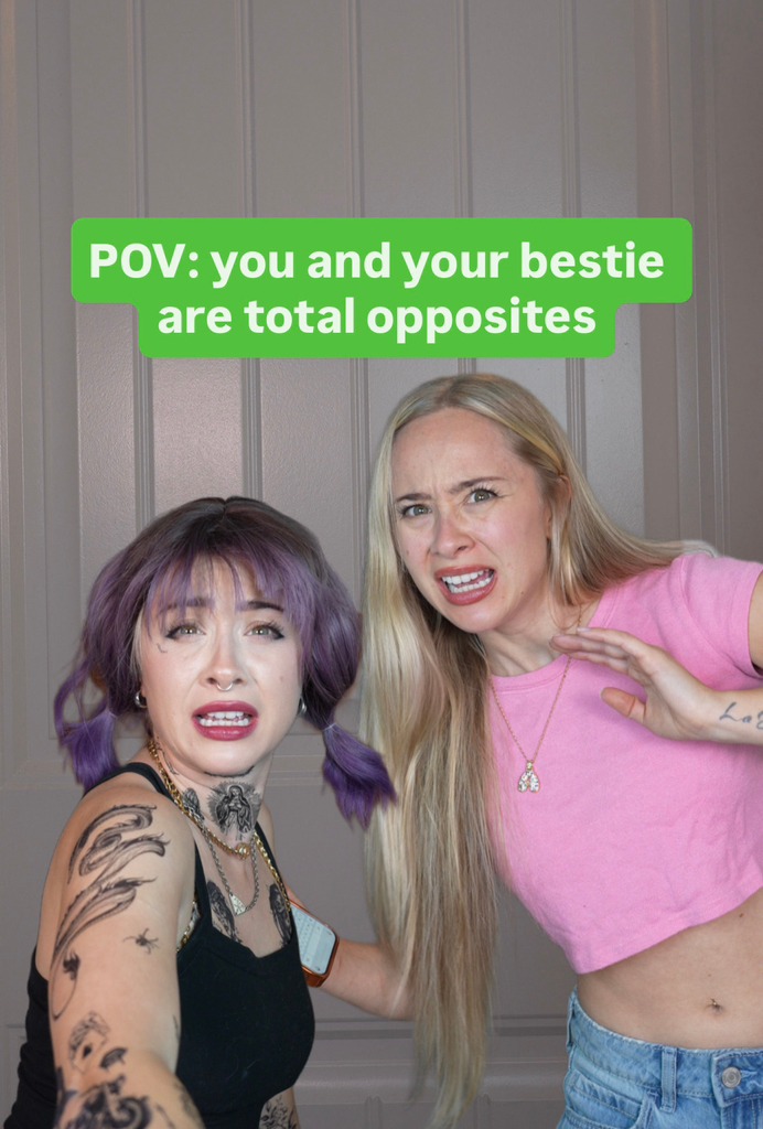 POV: you and your bestie are total opposites | Alicia Sicz | Facebook