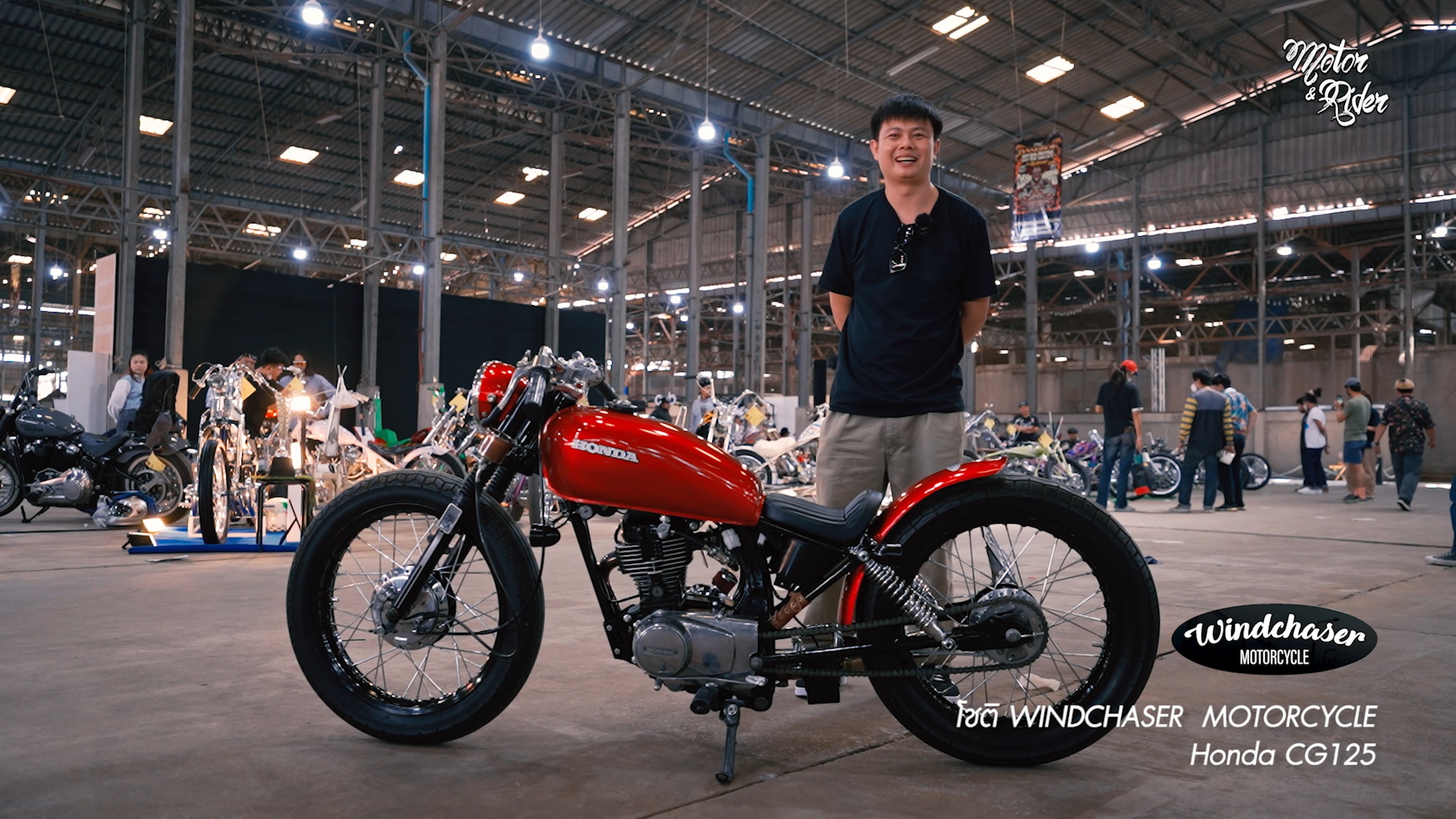 Honda CG125 Brat Bobber BY โชติ WINDCHASER MOTORCYCLE | Honda CG125 ...