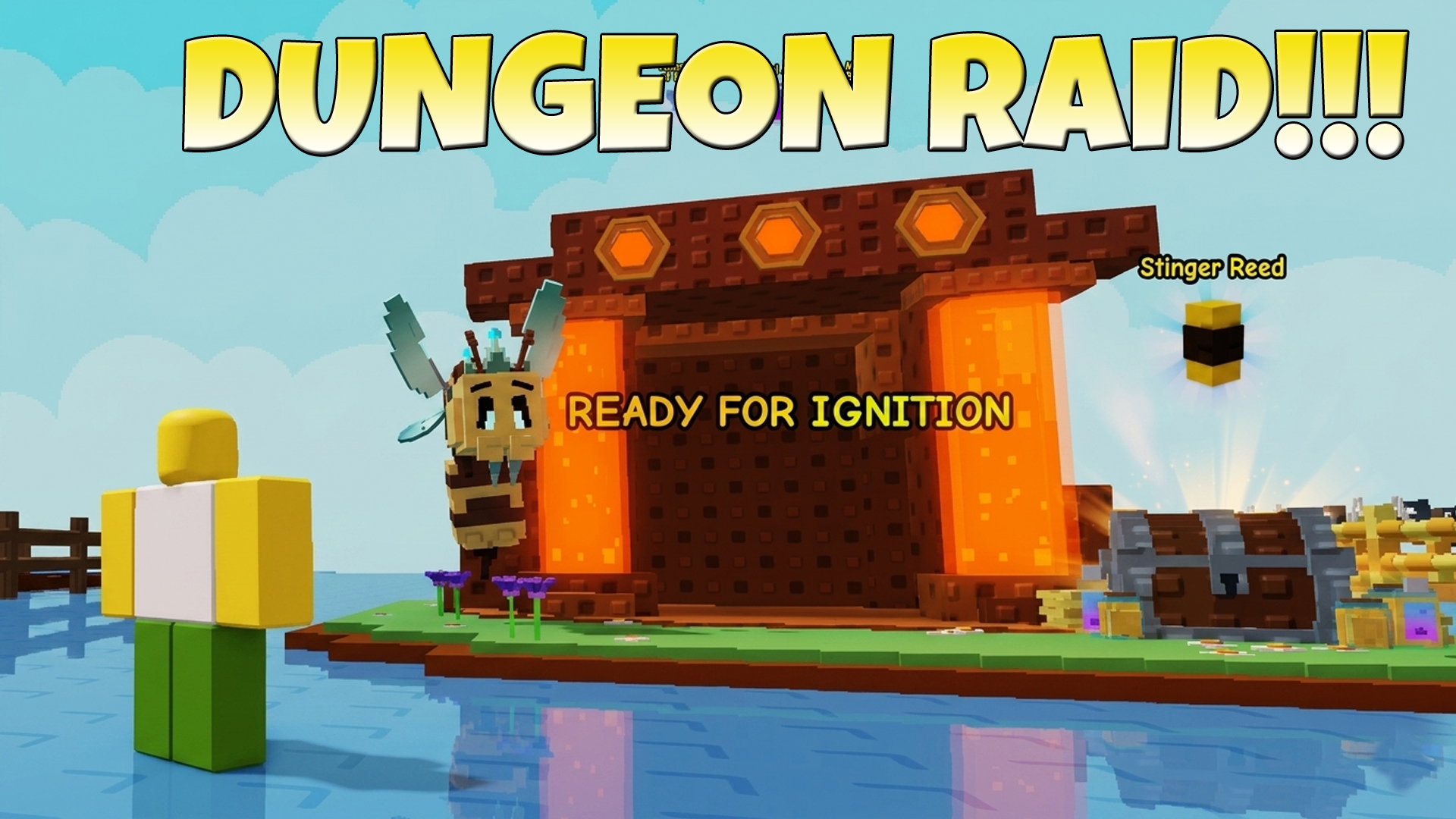 Update Bizzy Bees Event Part 4 - WASP DUNGEON in Grow A Garden
