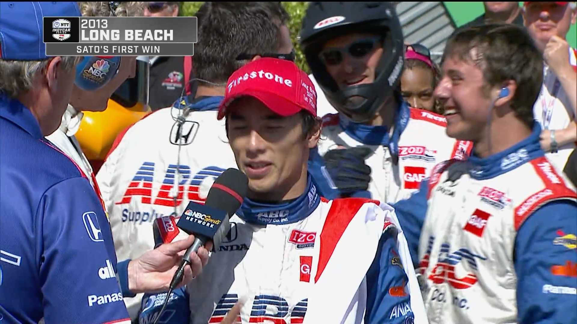 A historic day in CA 🌴 Relive Takuma Sato's first INDYCAR win