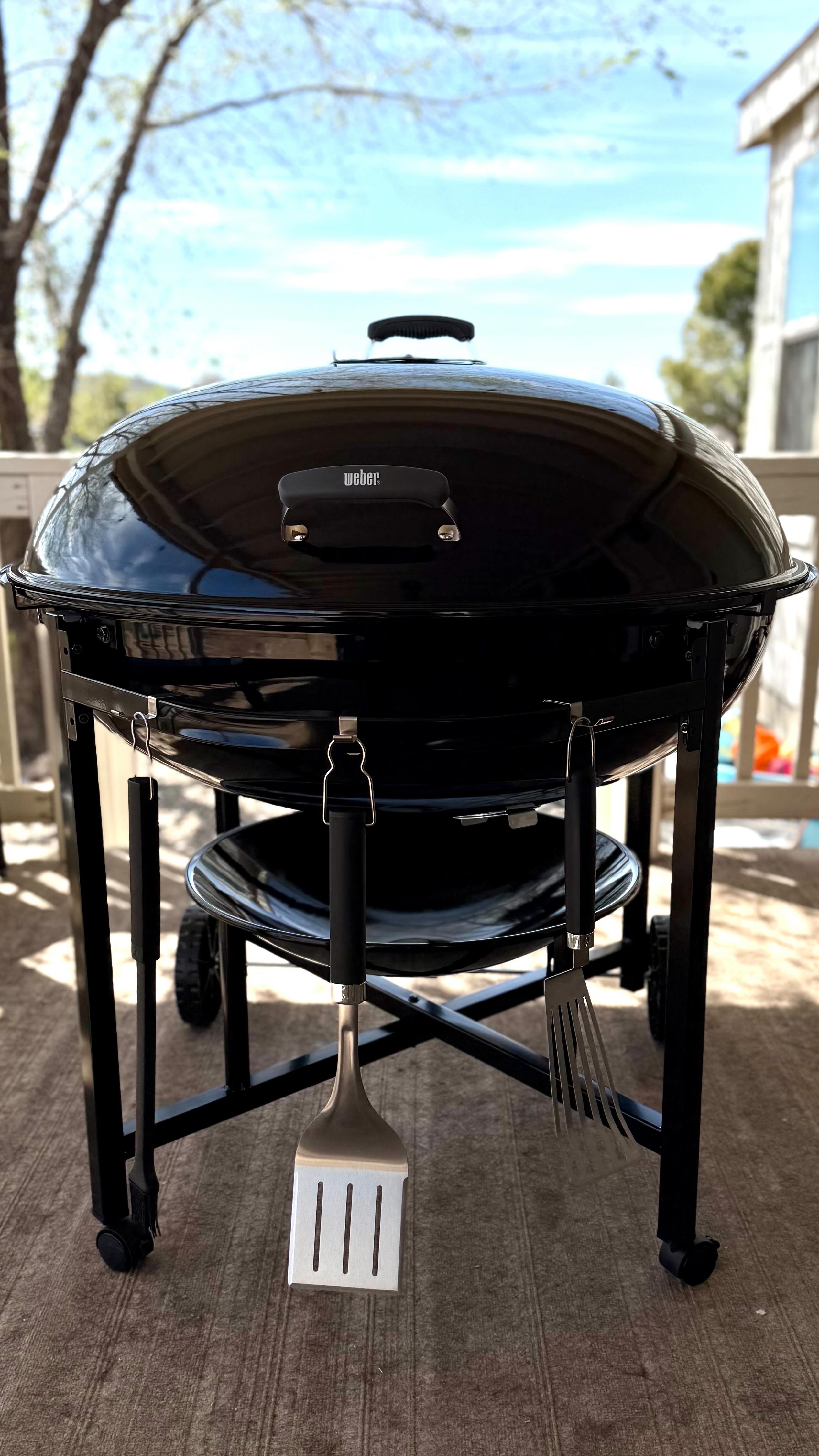 Unboxing and building my new Weber Ranch Kettle 37” charcoal grill. The ...