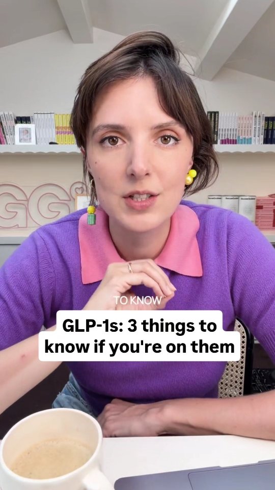 Also, a fourth thing to know when you're taking GLP-1 medications:, How to manage your blood sugar., Because GLP-1 medications may reduce appetite, but they don’t automatically teach you the habits 