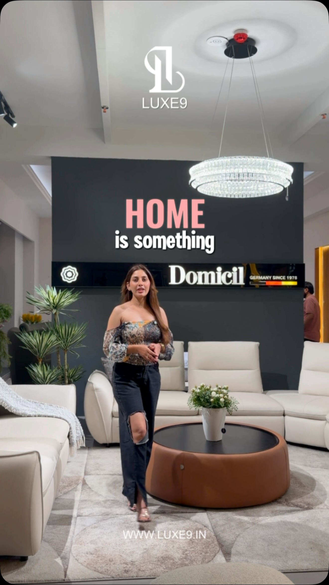 A home should feel like you — warm, stylish, comfortable, and deeply personal., Discover Domicil, now at @LUXE9 🤍, Where German craftsmanship meets thoughtful design and unmatched comfort., From