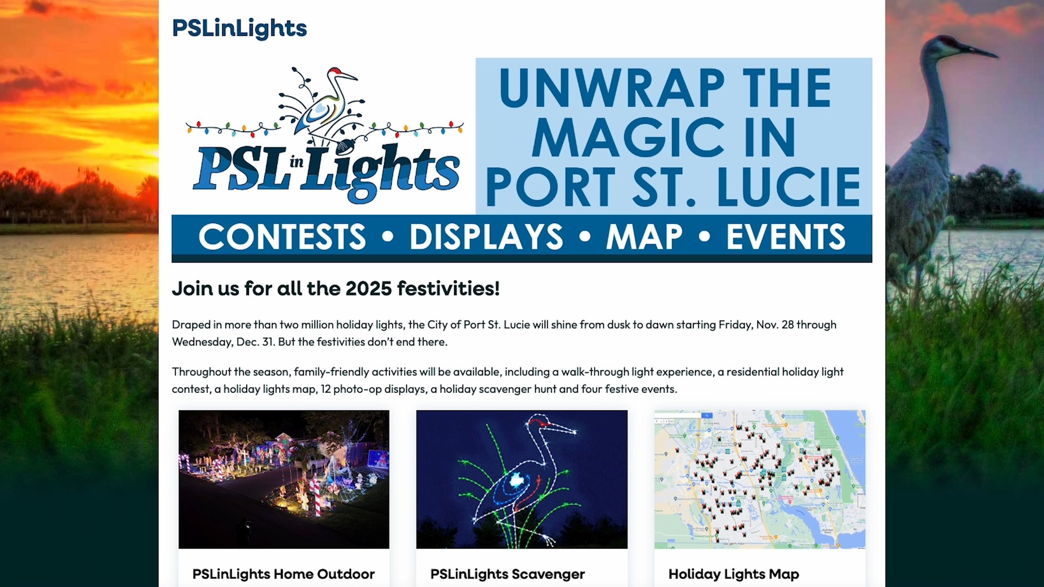 Need a quick recap of past events and a look ahead to what's coming up ...