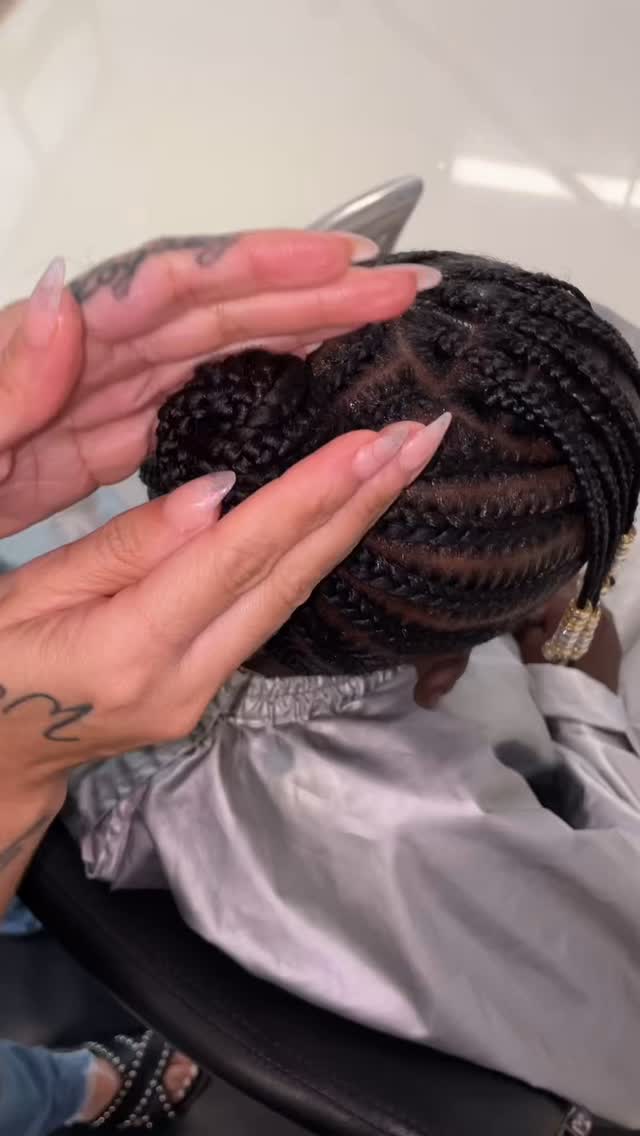 Start to finish braid process #braidsandbeads #kidsbraids # ...