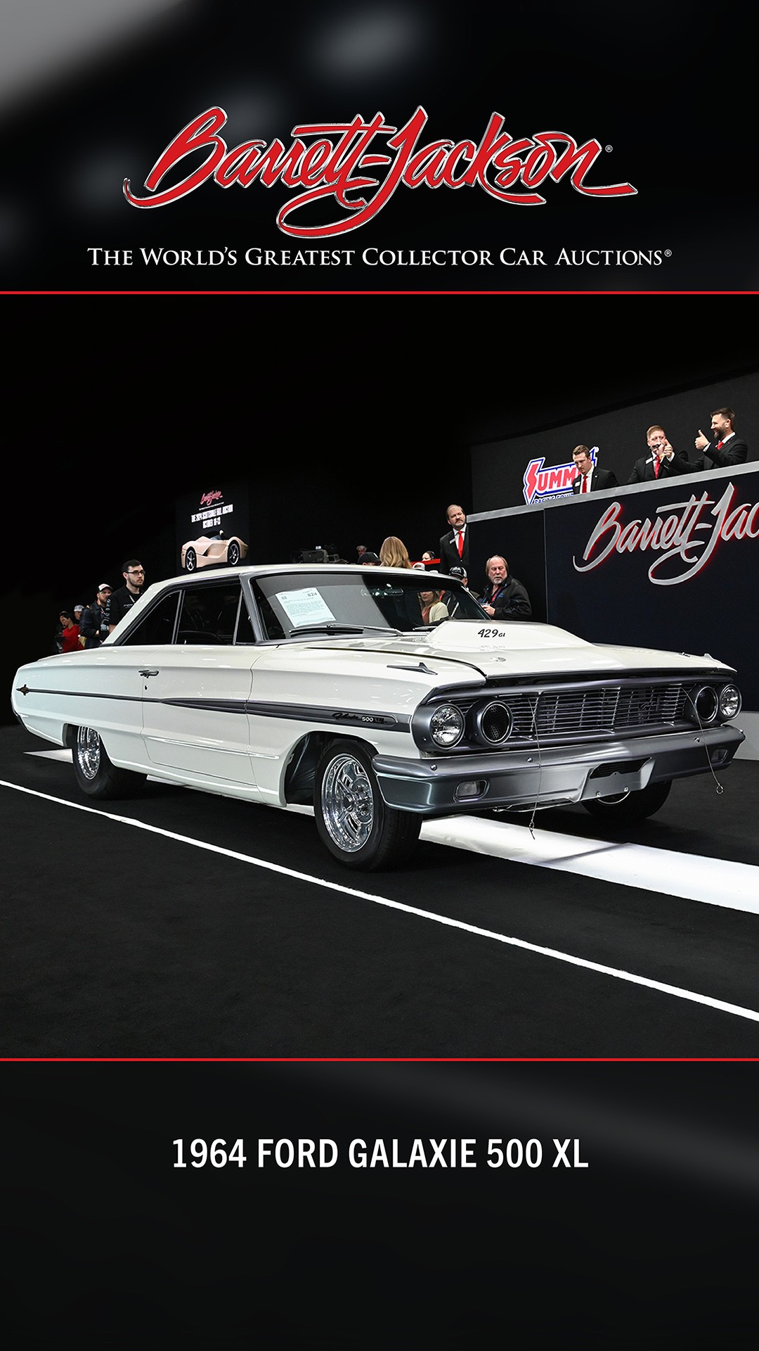 This custom 1964 @Ford Galaxie 500 XL built by Danny Koker sold
