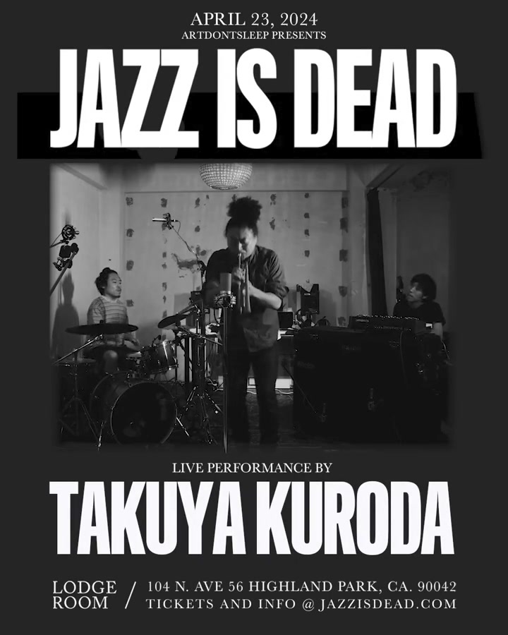 🚨Next up at #jazzisdead, Takuya Kuroda in #DENVER! We are less