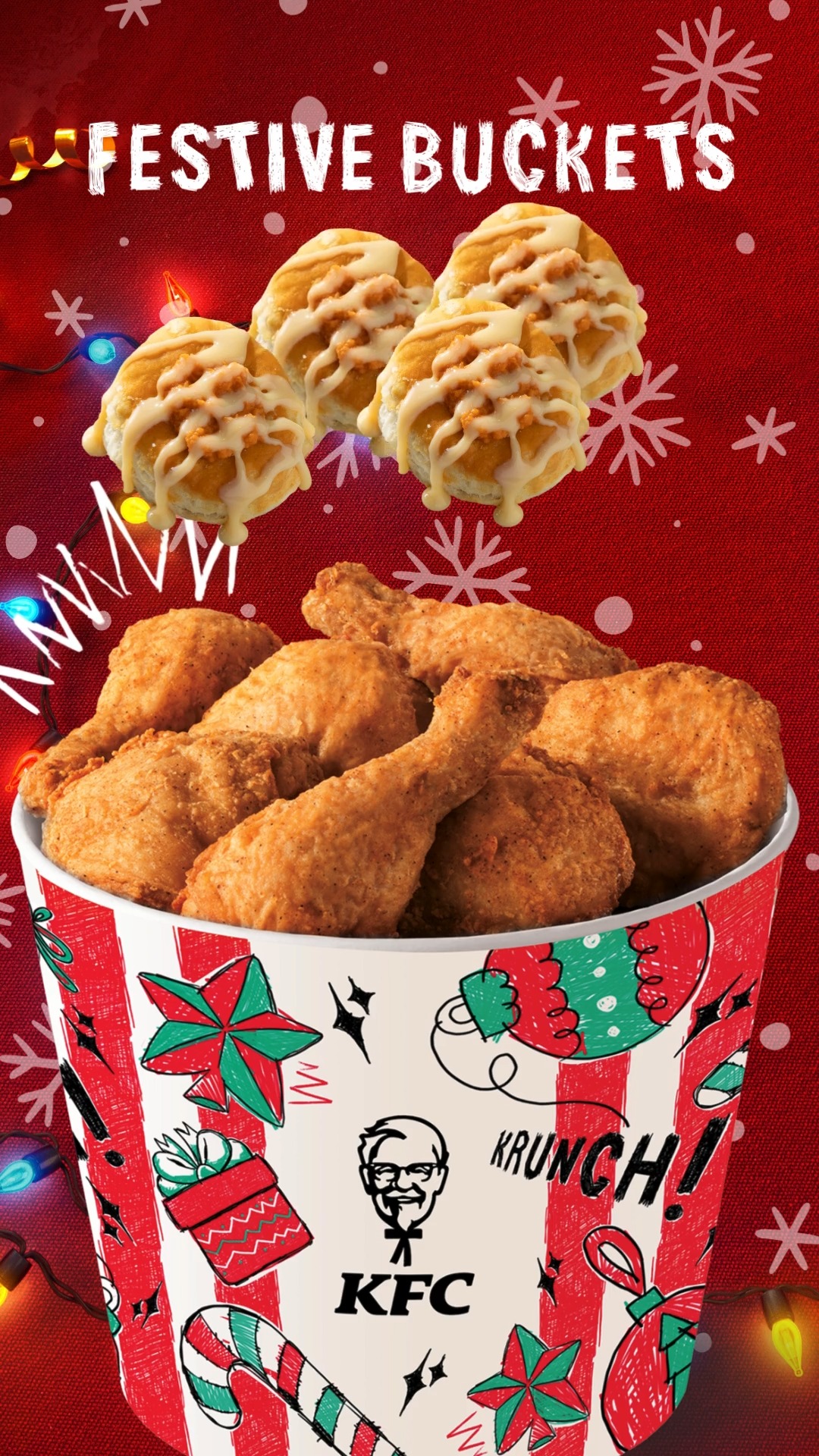The KFC Mega Festive Bucket is here! Bring everyone together with