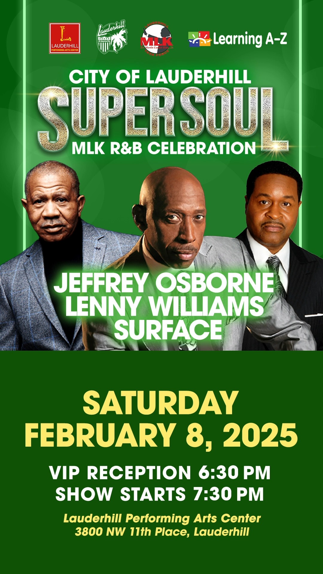 Lauderhill supersoul MLK R&B celebration with Jeffrey Osborne