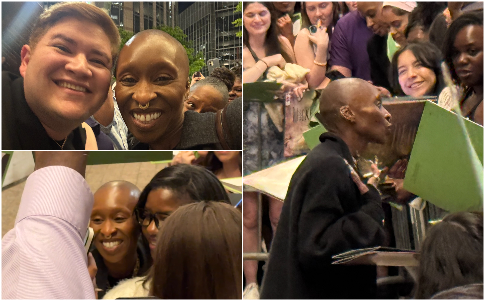 So much fun today with the one and only Cynthia Erivo! 🙌