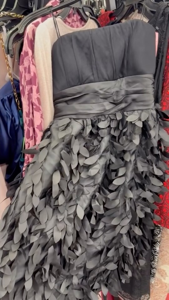 Me: Nobody is gonna know I got this from Goodwill. Friend: OMG, I love your dress. Me: Thanks! I got it from Goodwill! #Homecoming2026 #Homecoming #HomecomingDress | Goodwill NCW