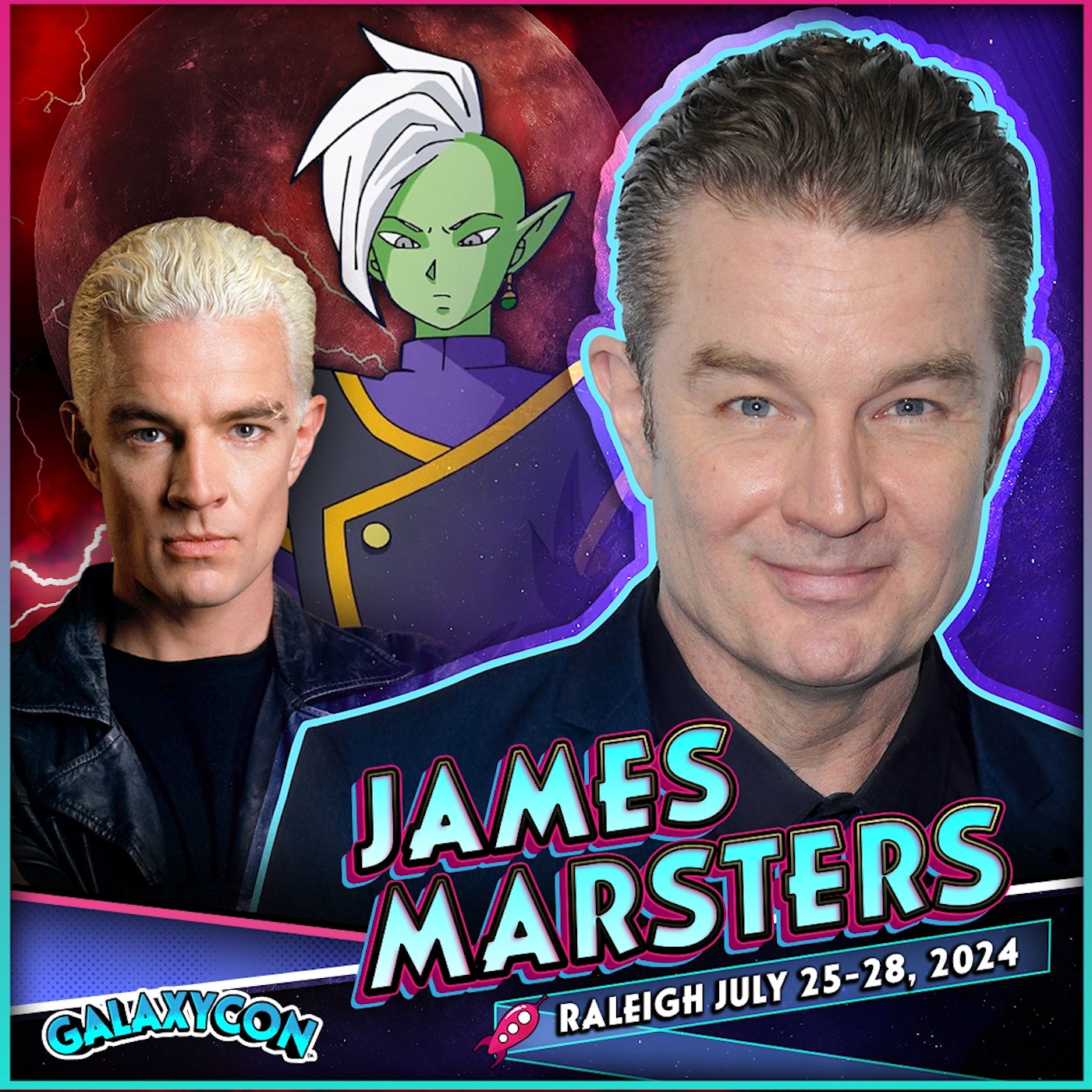 Meet James Marsters at GalaxyCon Raleigh! https://galaxycon.info ...