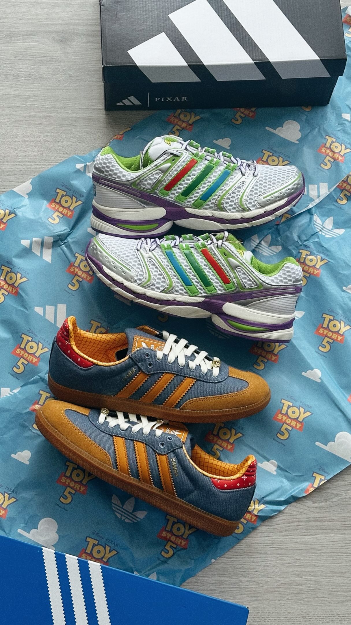 Official look at the upcoming Care Bears x Adidas collection