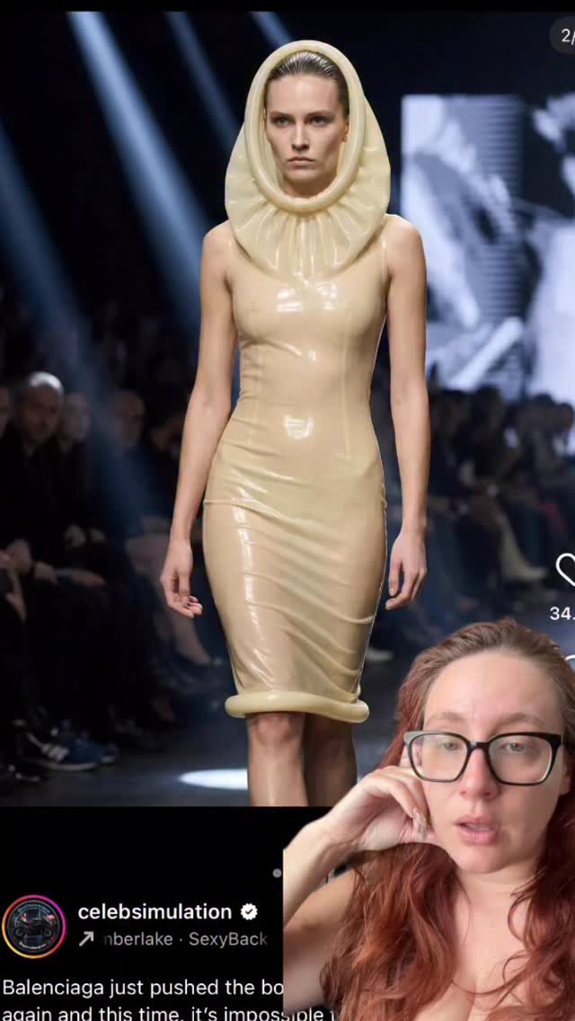 lady gaga condom dress This is bad and not for the reasons that you think , #stupidrichpeoplefashion #aislop #badai #fightai | Maggie Weber montecarlo