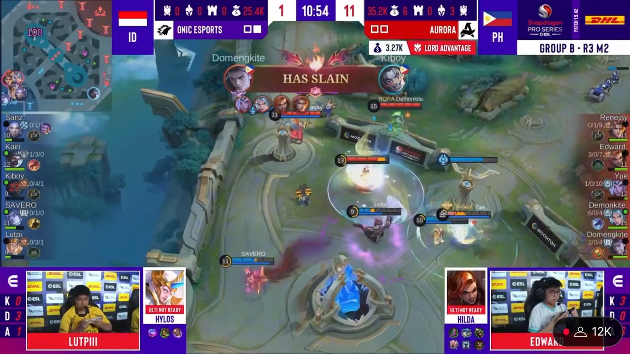WE'RE STILL ALIVE (RORA VS ONIC)#AuroraMLBB #LightsUp # ...