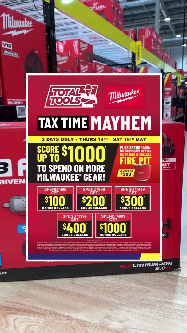 🚨 𝗧𝗔𝗫 𝗧𝗜𝗠𝗘 𝗠𝗔𝗬𝗛𝗘𝗠 IS HERE! 🚨 The Total Tools
