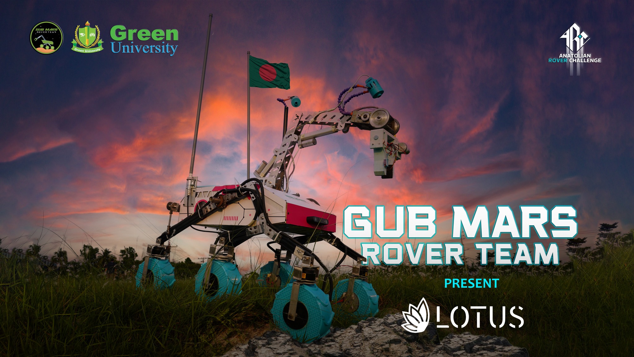 We proudly present LOTUS, the first‑generation Mars Rover of the GUB ...