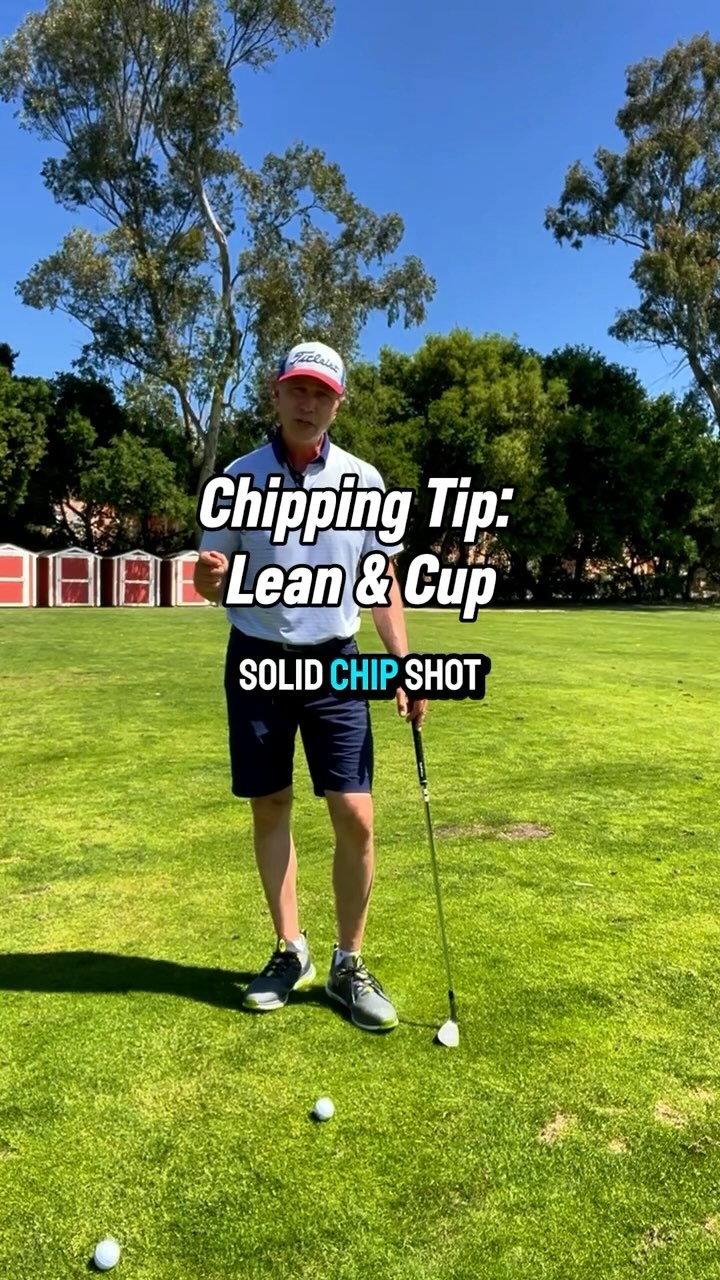 Want to hit solid chip shots? Remember to “lean” and “cup”: 1. As you ...