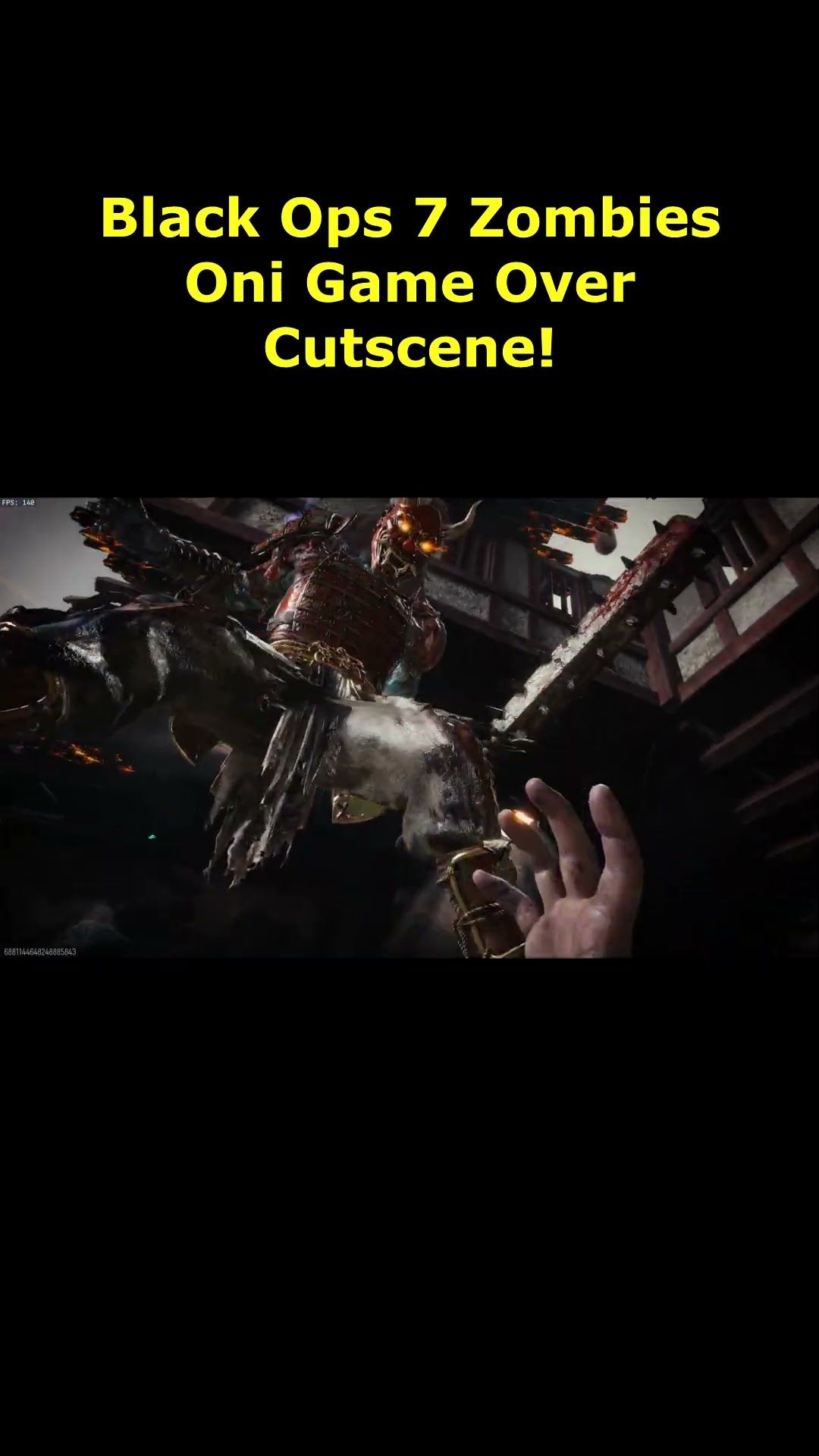 takさん専用 Black Ops 7 Zombies Oni Death Animation Cutscene (Game Over