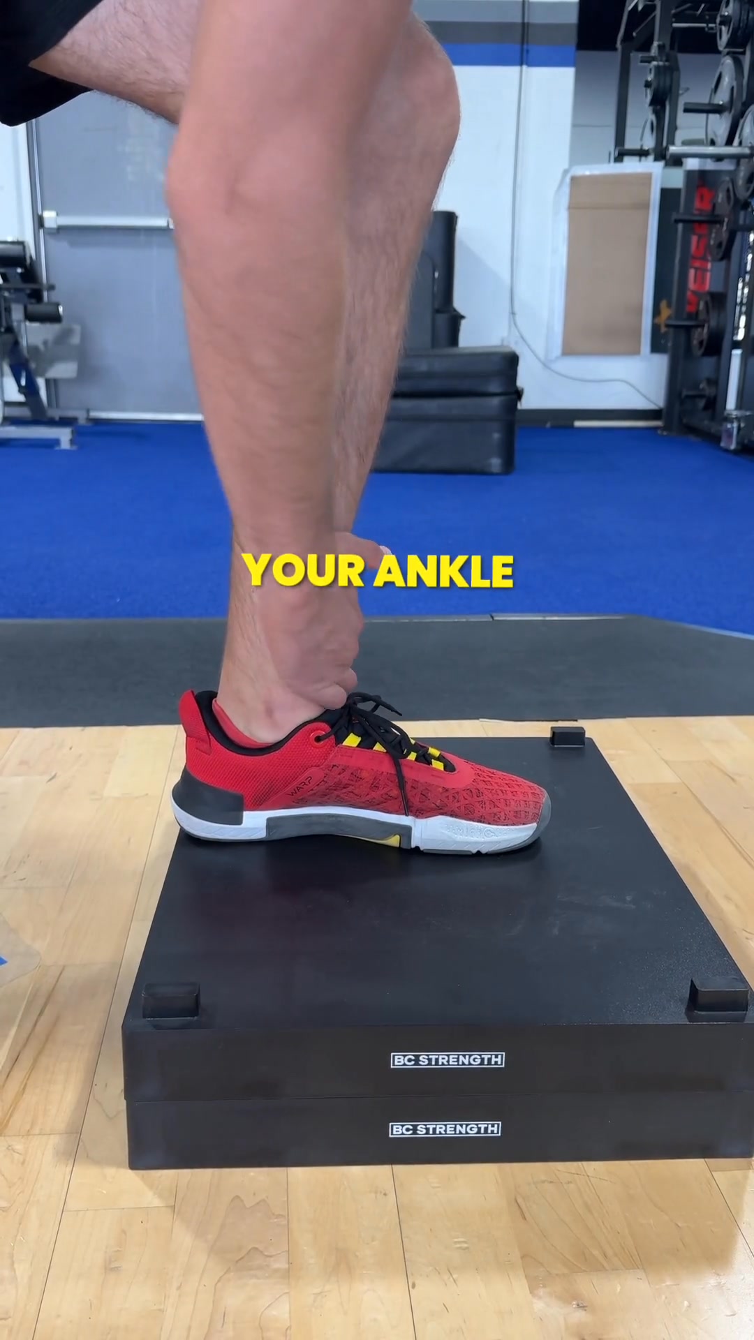 Ankle mobility really helps the knee over toe position and squatting ...