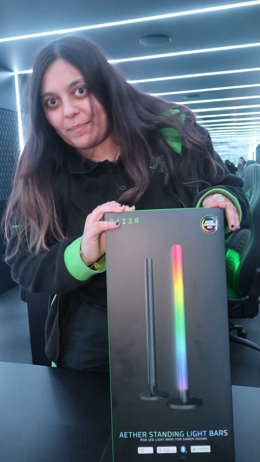 Light up your setup with the Razer Aether Standing Light Bars