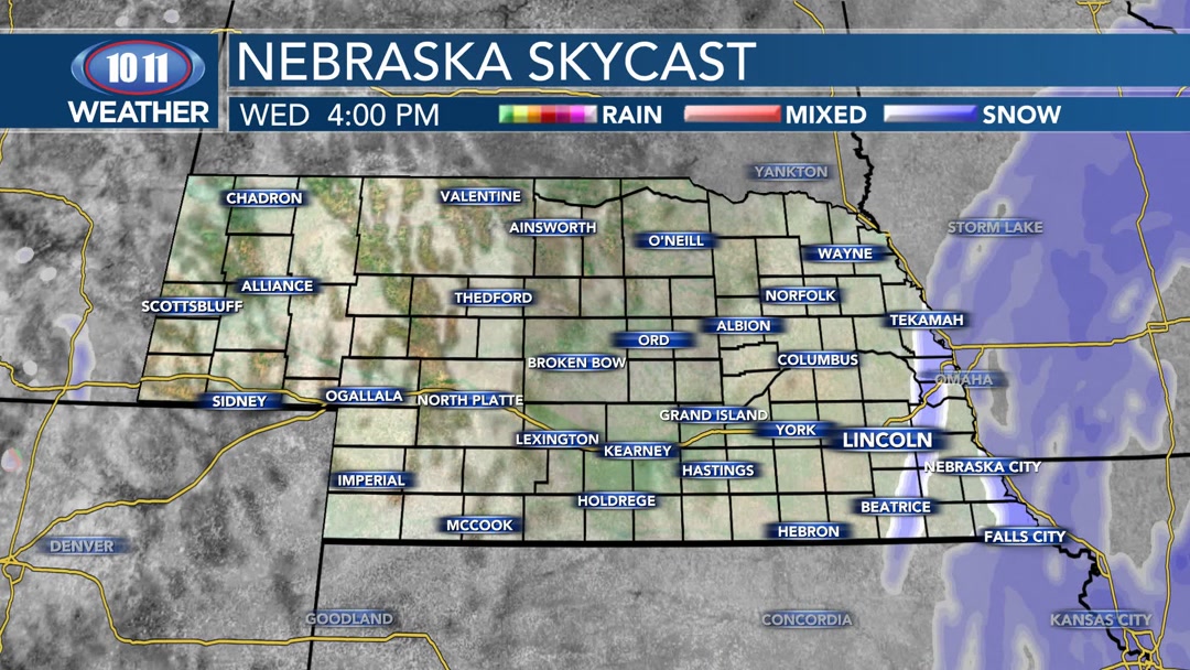 Increasing clouds this afternoon and evening and not as warm as Monday ...