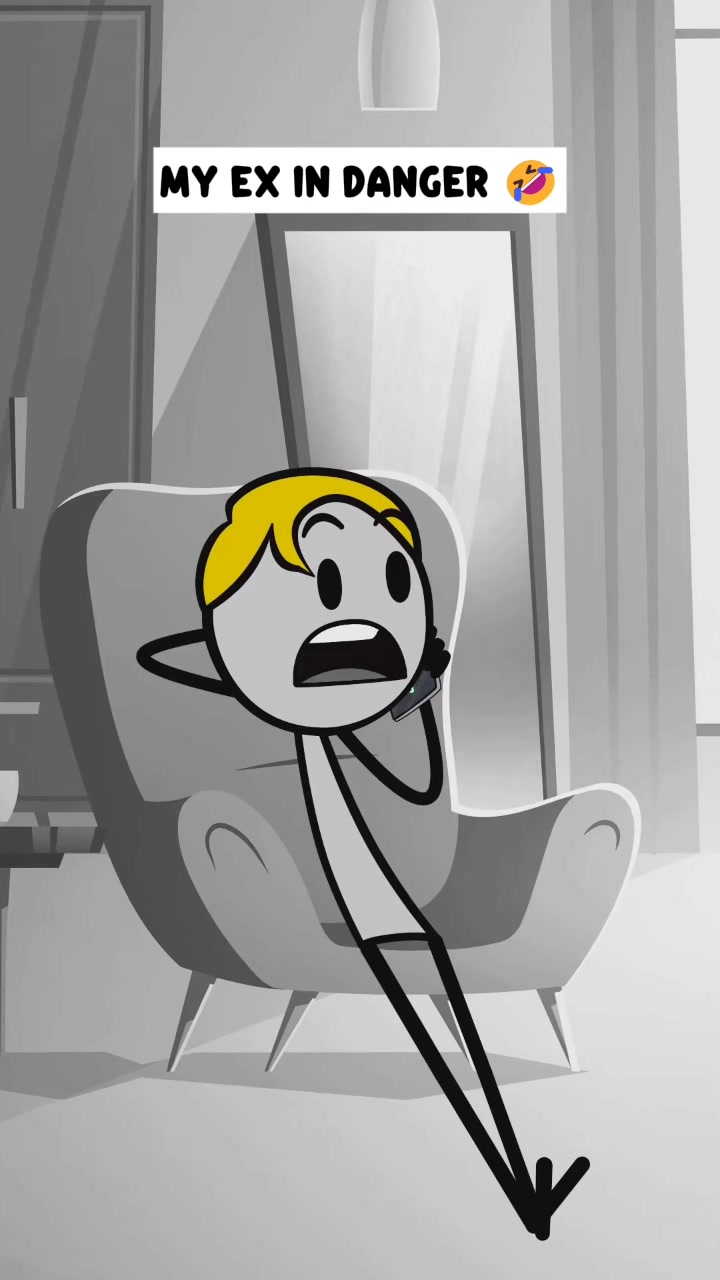 My ex in danger 🤣 #tonyanimation #comedyreels #animationmeme # ...