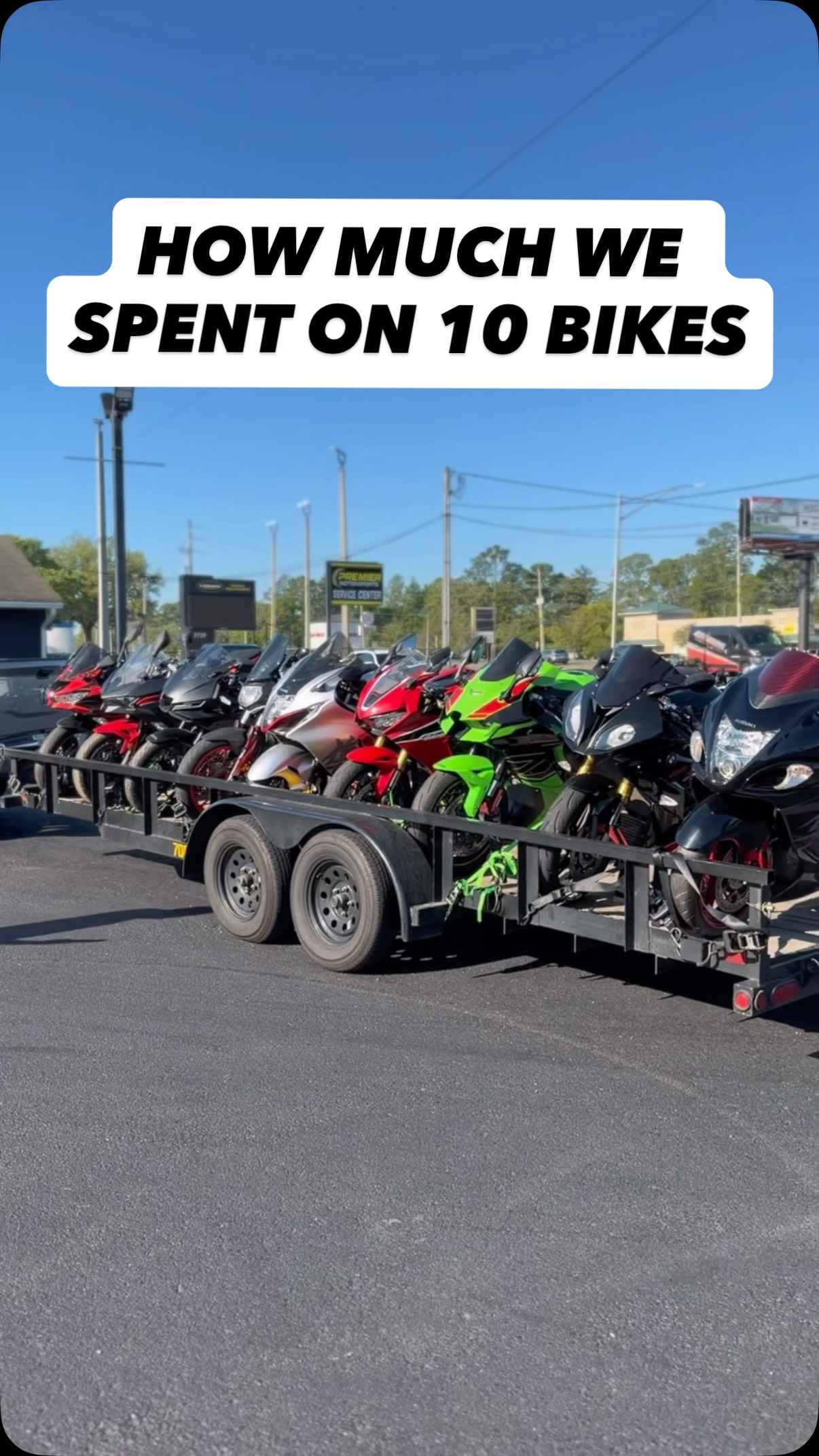 1ロット This is how much we spent on 10 bikes. watch till the end to see