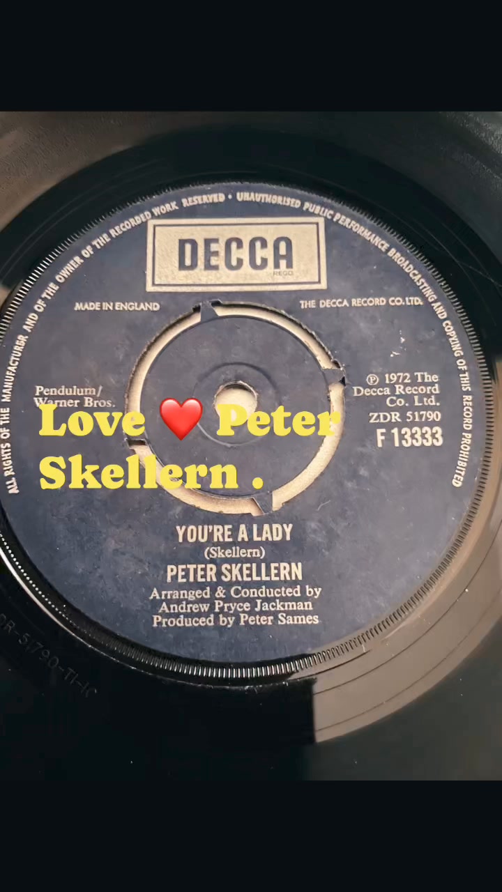 Peter Skellern - You're A Lady An English gem