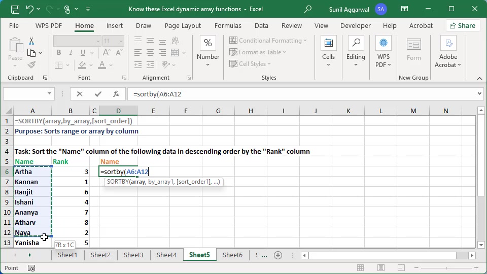 Know these Excel dynamic array functions | Time to Office | Facebook