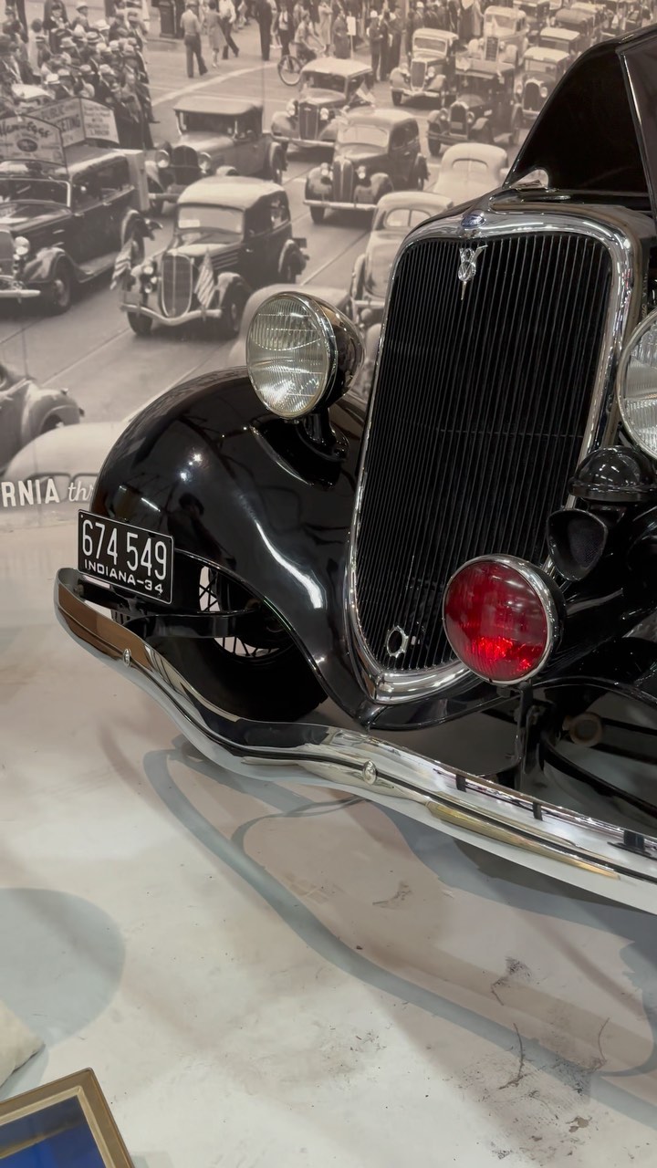 John Dillinger's infamous Ford getaway car is back in the public eye.