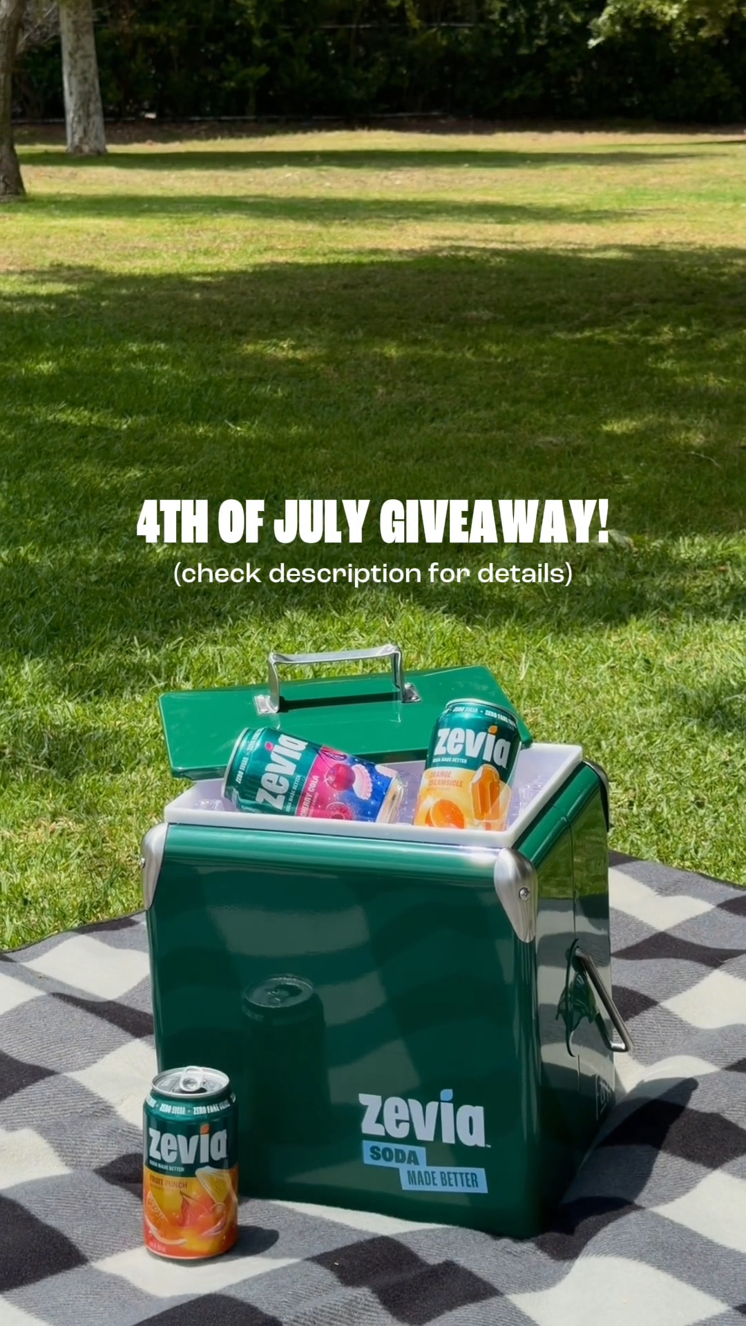 ZEVIA SUMMER COOLER GIVEAWAY ☀️ Nothing beats a cold Zevia