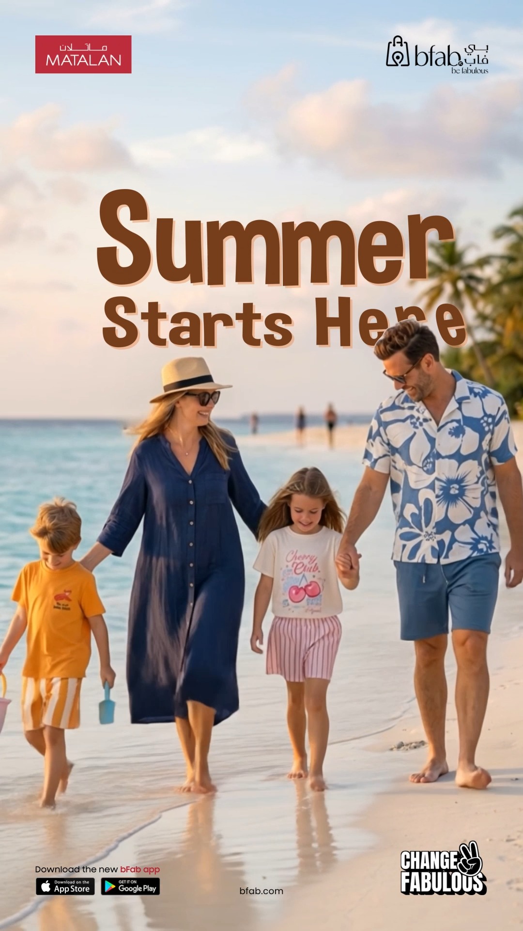 Summer Starts Here, Dress the whole family for every sunny adventure this season. Matalan at bFab brings you the freshest summer styles for women, men, and kids. From breezy beach dresses to fun 