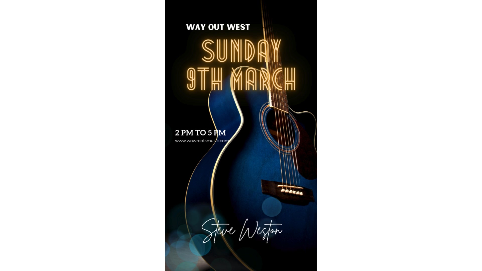 This Sunday, folks from 2 PM at Way Out West Roots Music Club Hear what ...